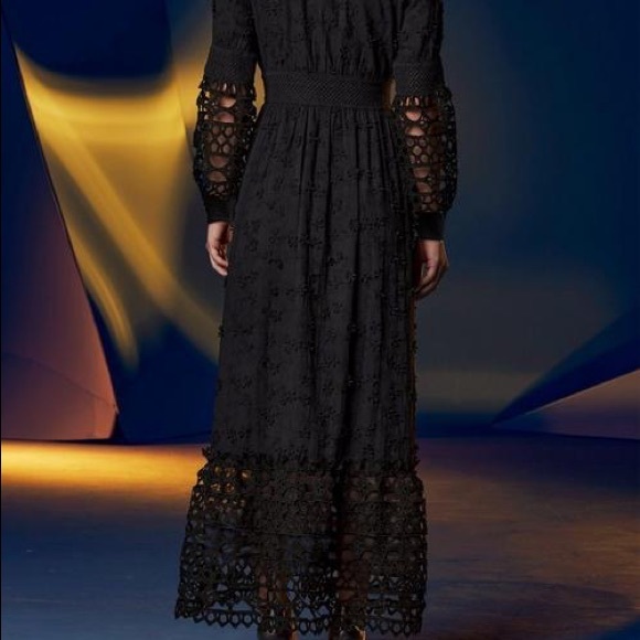 Boston Proper Mixed Media Boho Dress - Picture 3 of 5